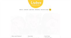 Desktop Screenshot of ludooproductions.com
